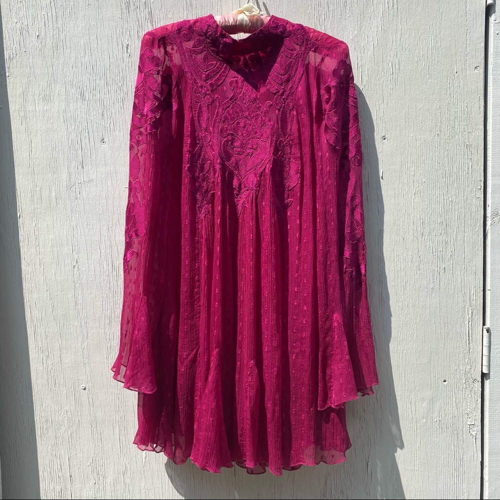 Free People Chiffon Coquette Dress - Picture 6 of 8